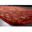 Tapis de couloir en laine rouge marocain de conception unique 6 pi 2 po x 13 pi 9 po noué à la main Tapis décoratif