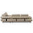 Trumansburg Leather Corner Sofa -216228146-216228151