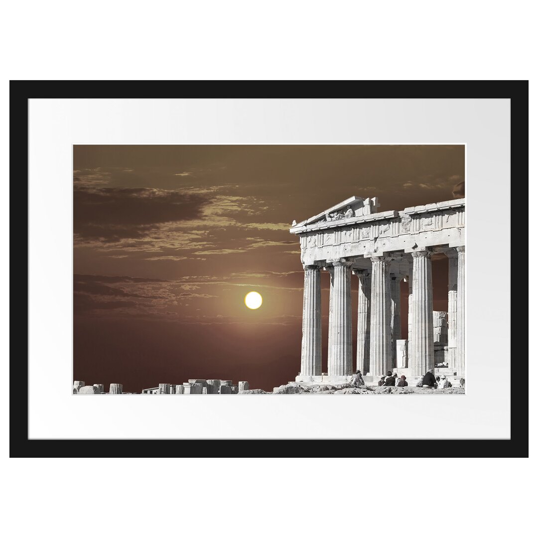 Tempel der Athene Gerahmter Fotodruck Poster