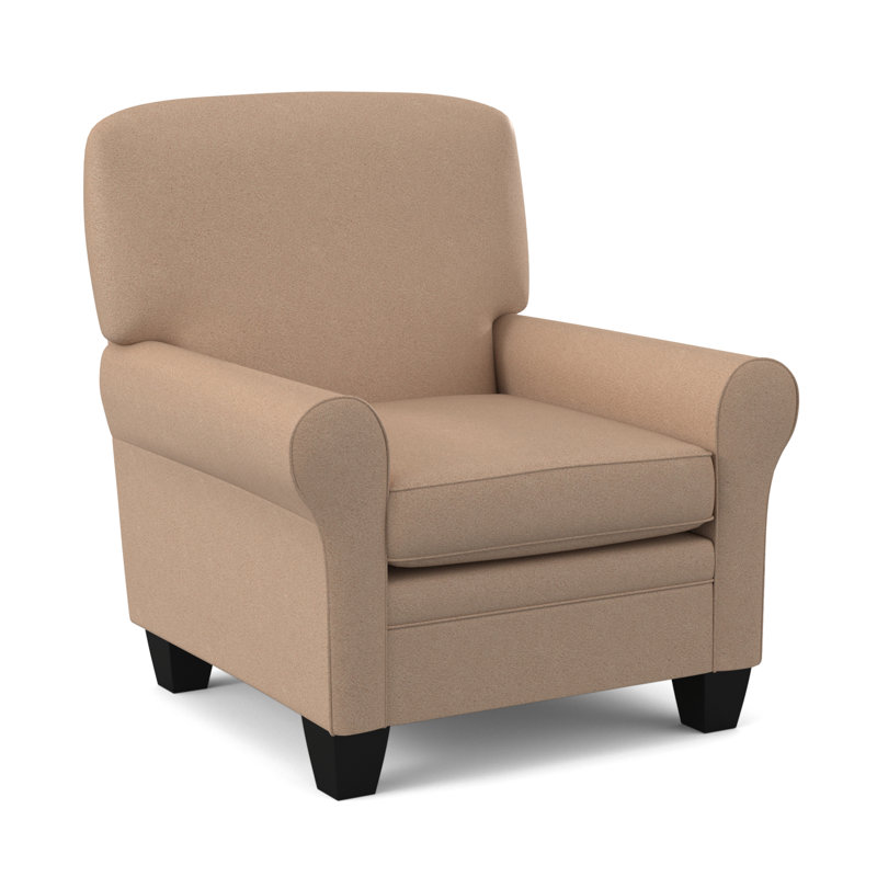 Wathen Upholstered Armchair, Neptune Cement