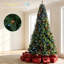 Arbre de Noël artificiel 9 pi avec lumières DEL dynamiques RVB, télécommande et minuterie quotidienne intégrée, branches articulées pour un assemblage facile des Fêtes