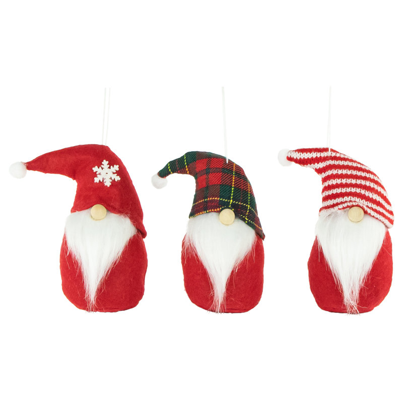 Personnages de Noël gnomes en peluche