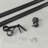 Cappa 1" Adjustable Single Curtain Rod Set, Windows Drapery Rod-67082376-67082377