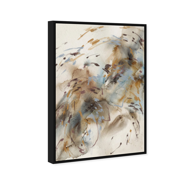 Mindfulness Print by Oliver Gal, 55"H x 37"W, Black Floater Frame