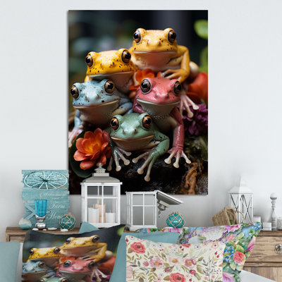 " Leaping Frogs Amphibians III "