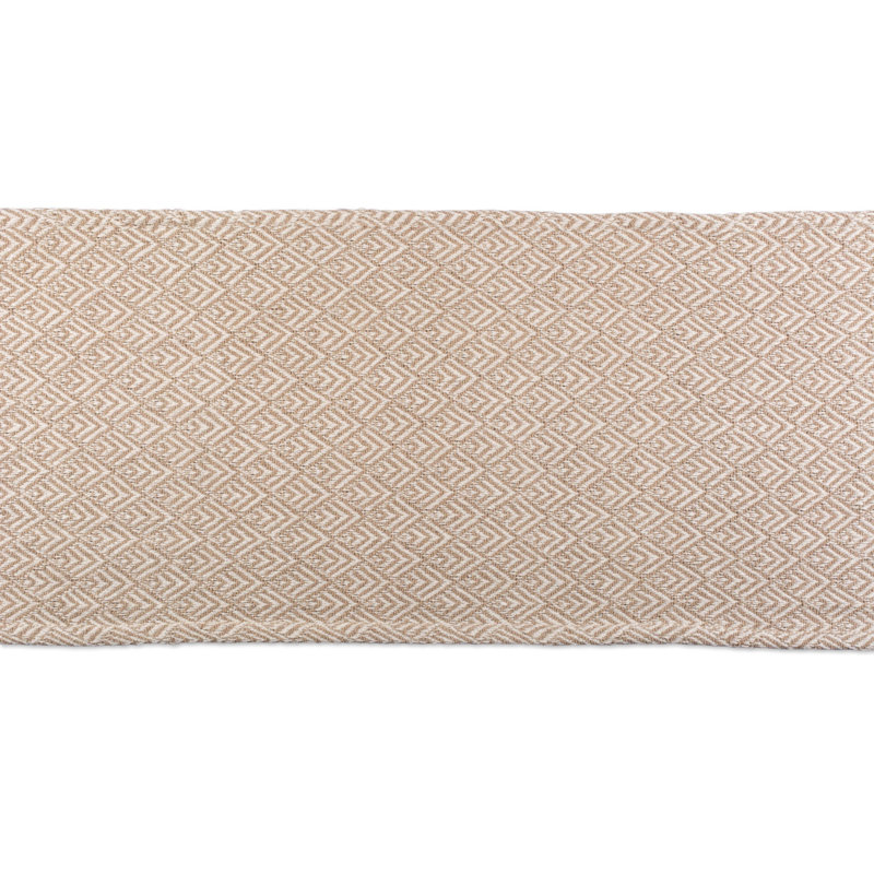 Anoka Diamond Table Runner, Stone