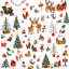 Christmas Illustrations Throw Blanket-137631405