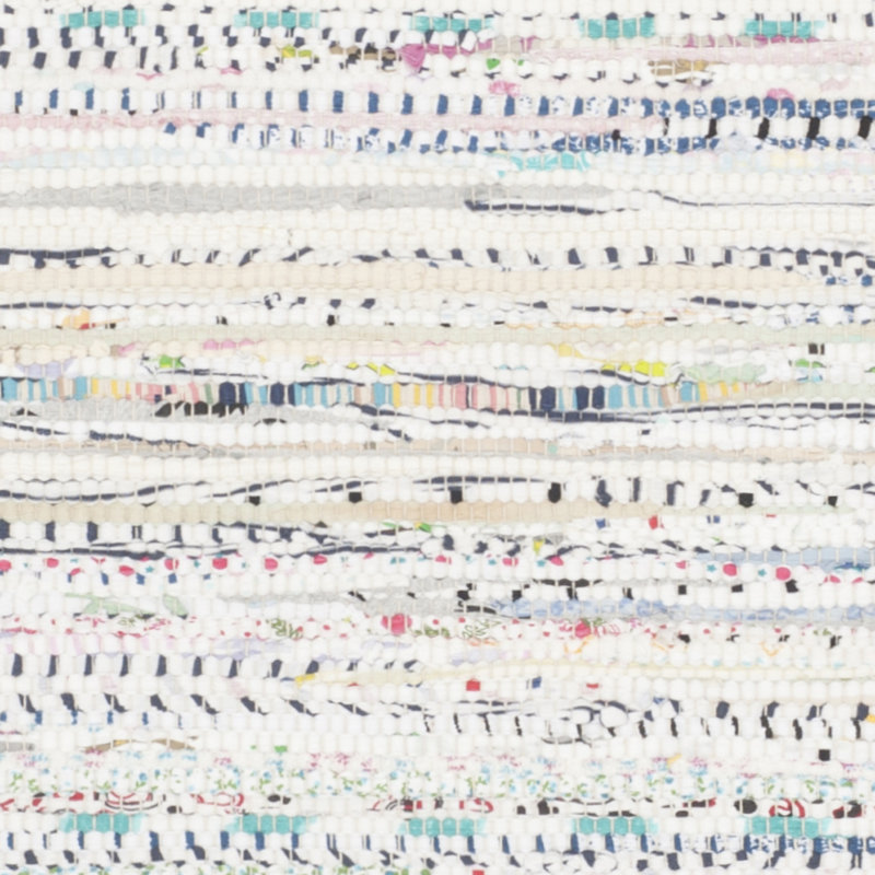 Tapis de couleur unie en coton tissé à la main Paynter, Tapis de couloir 2 pi 3 po x 8 pi