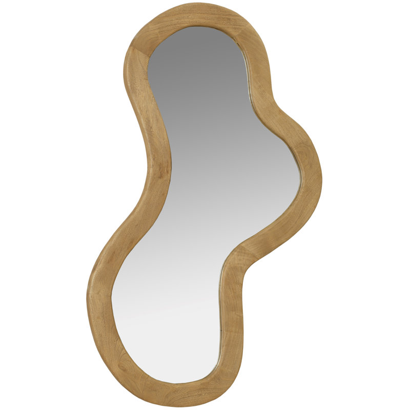 Miroir d'appoint Oblique, 48 po x 28 po, Chêne