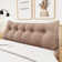 Sit-Up Back Comfort Large Triangular Bolster Headboard Reading Wedge Pillow