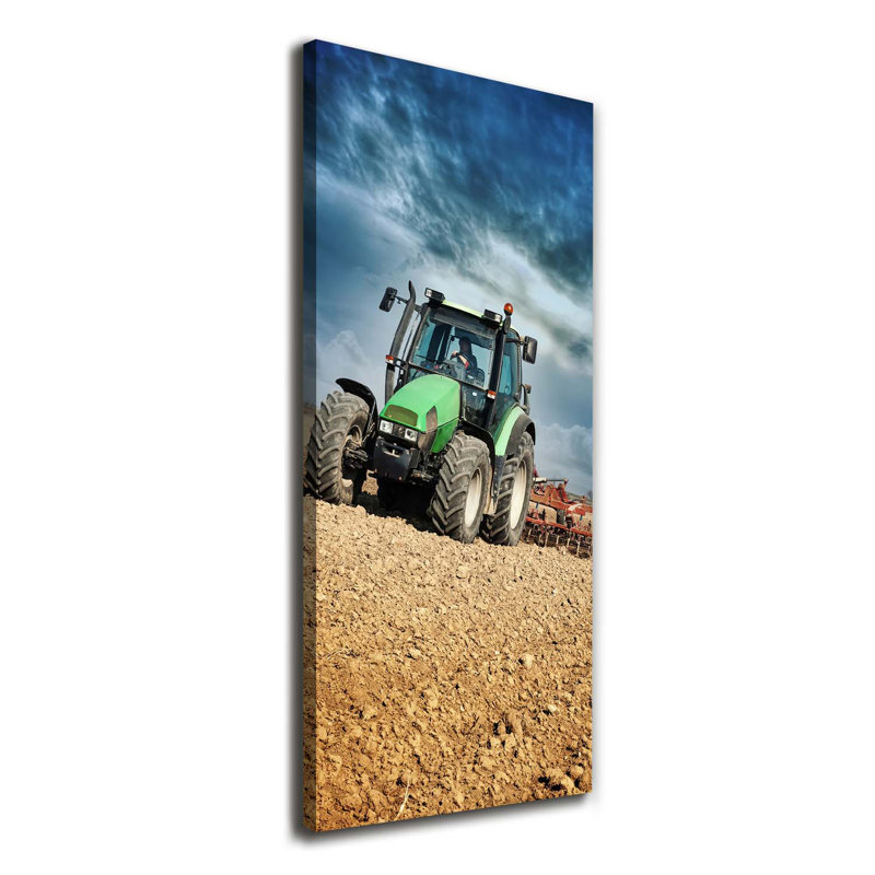 Tractor - Wrapped Canvas Print