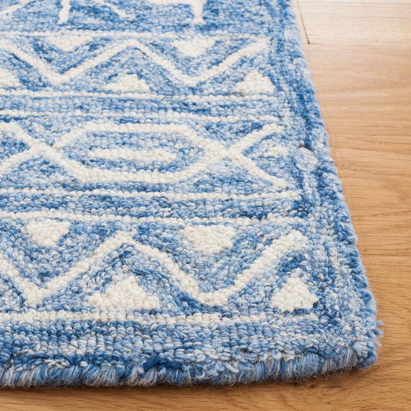 Tapis en laine et coton touffeté à la main Metro, Rectangulaire 3 pi x 5 pi