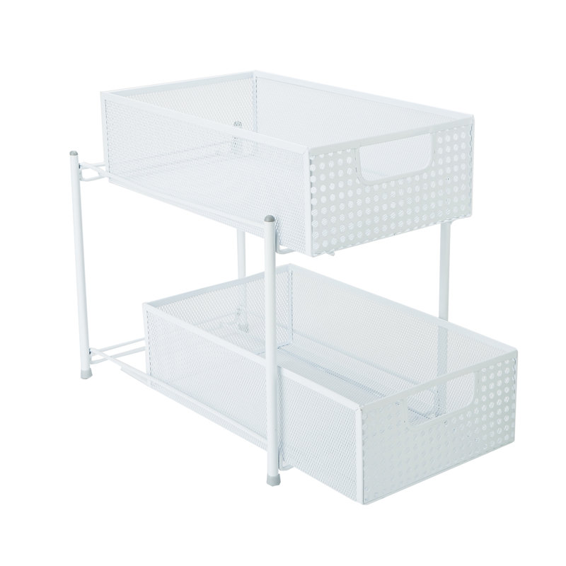 Cabinet Shelving Rack, White