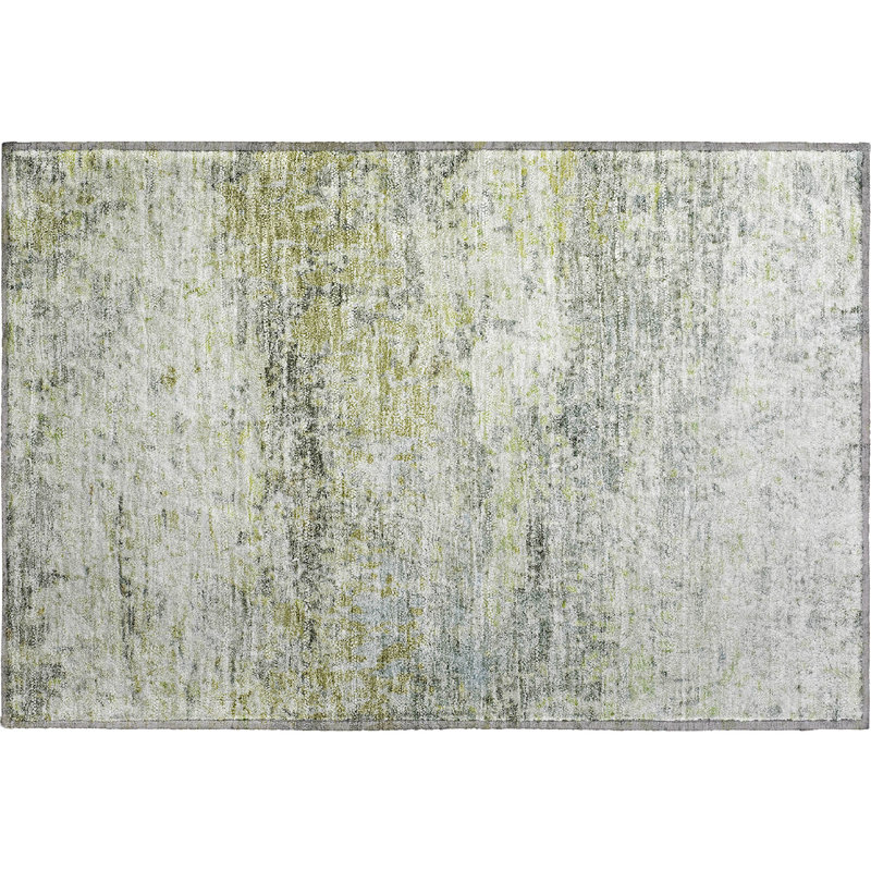 Premium Machine Washable Ducote AMF1129 Modern Rug, Rectangle 1'8" x 2'6"
