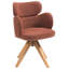49cm H Polyester Upholstered Wing Back Side Chair-90188865