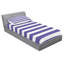 Ensemble de draps à rayures verticales-105853244-105853245