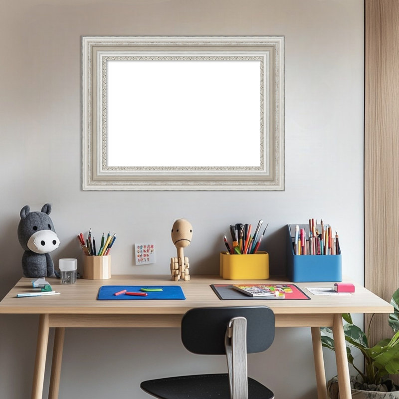 Conseils d'organisation de tableau magnétique effaçable à sec pour salon, H 20 po x l 26 po, Argent