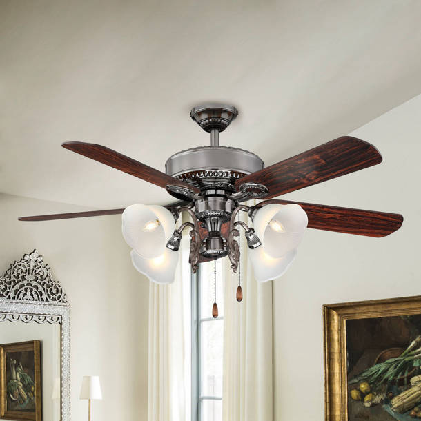 FINXIN 52'' Ceiling Fan with Light Kit & Reviews | Wayfair