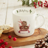 Wrendale Designs, Christmas - Sledgehogs (Hedgehogs) Mug