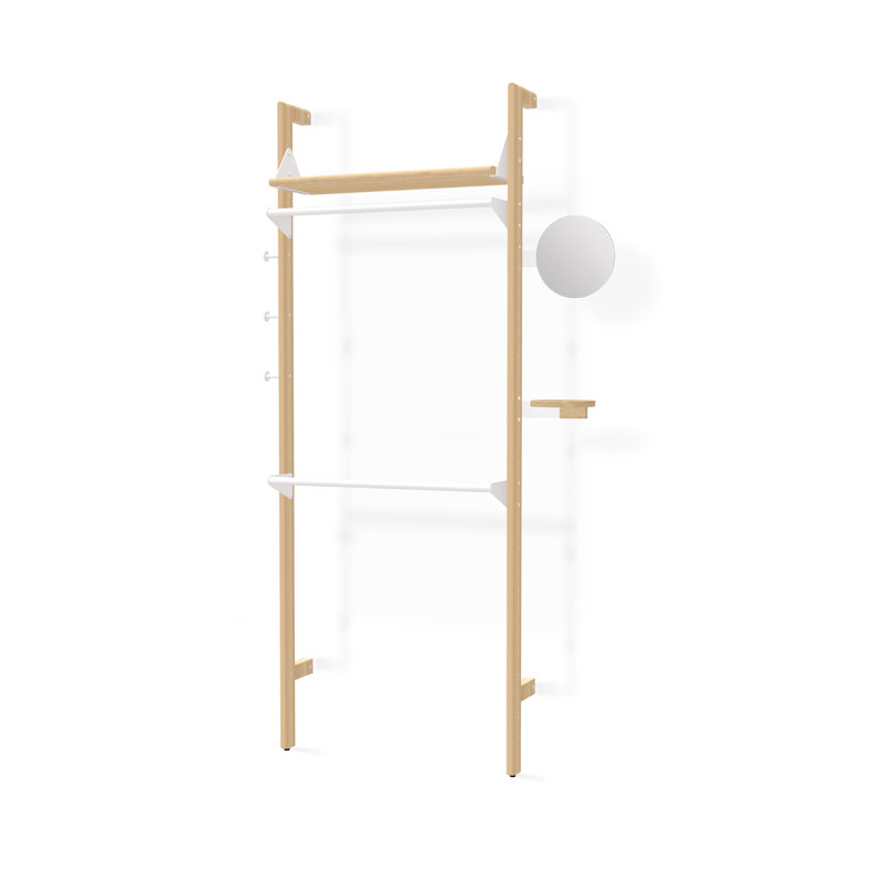 Branch 1 - Wardrobe Unit, White/Blonde