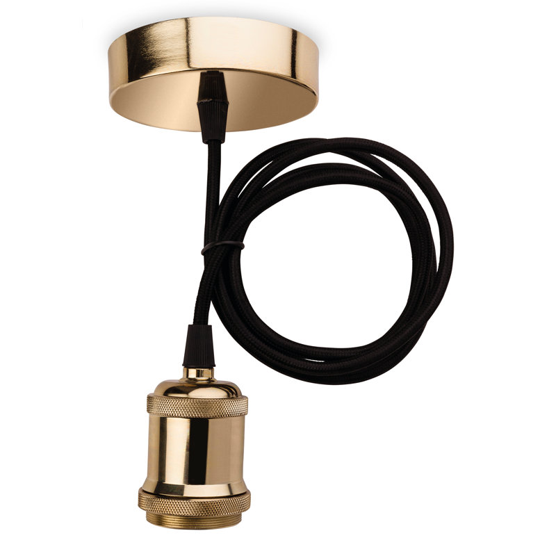 1 - Light Brass Unique/Statement Pendant