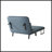 39″ Convertible Chair Bed