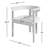Peppa 19'' H Upholstered Metal Armchair-375971979