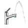 Single-Hole Single-Handle Bathroom Faucet with Pull Out Sprayer