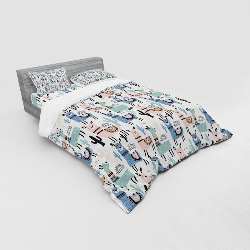 Ensemble de housse de couette en microfibre noir / gris, Housse de couette grand + 3 pièces supplémentair