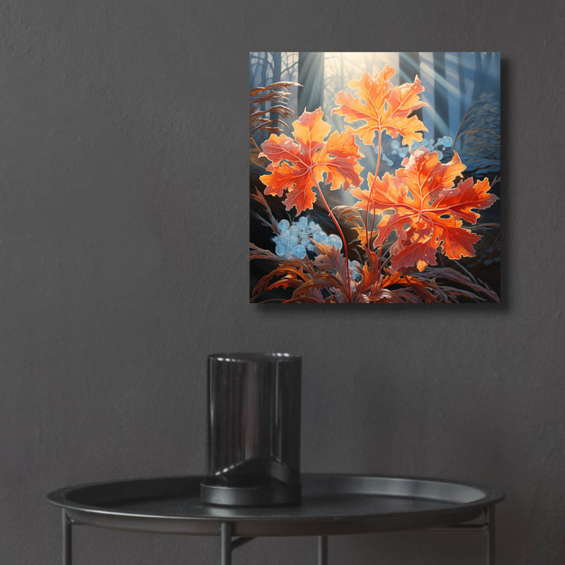 'First Frost' by r3darch0n Acrylic Glass Wall Art, 12" H x 12" W x 0.13" D