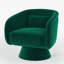 Fauteuil demi-tonneau pivotant clouté-1709067411