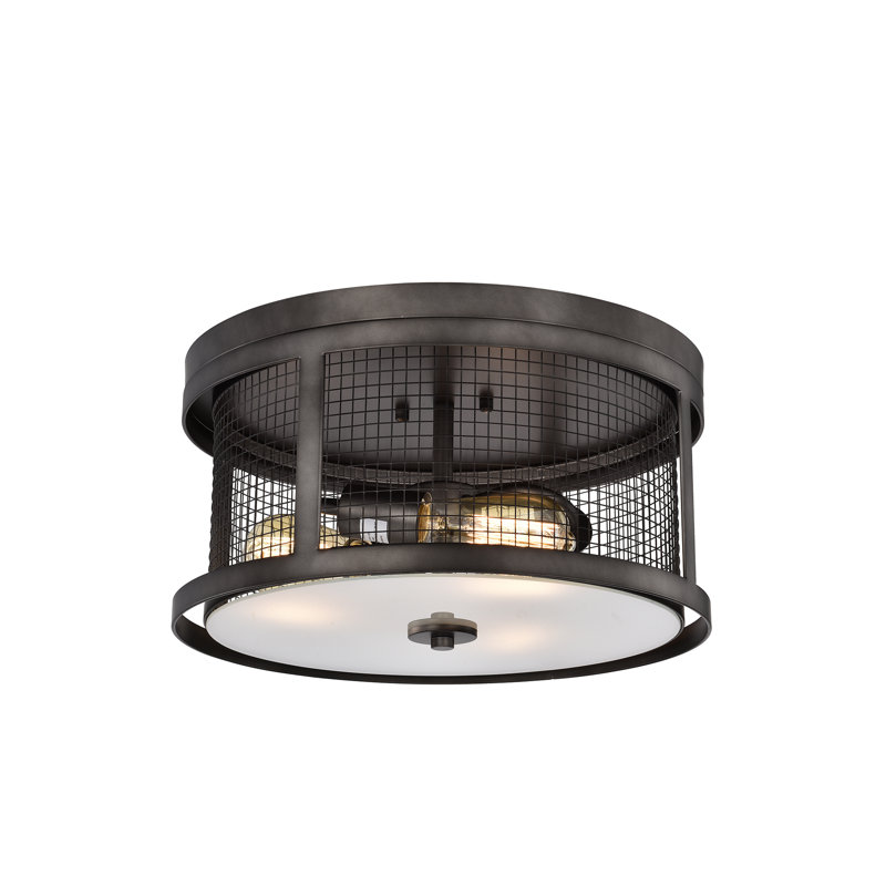 Plafonnier encastré cylindrique unique / remarquable à 3 lumières de 16 po