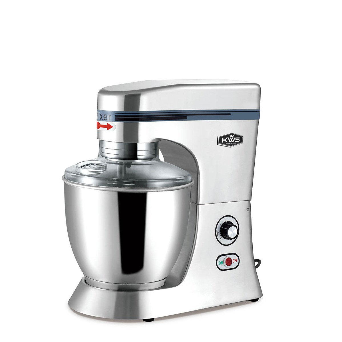 KWS KitchenWare Station KWS Commercial 620W Stand Mixer, 7 Quarts Heavy-Duty  for Restaurant/Bakery /Tea Shop/Coffee Shop