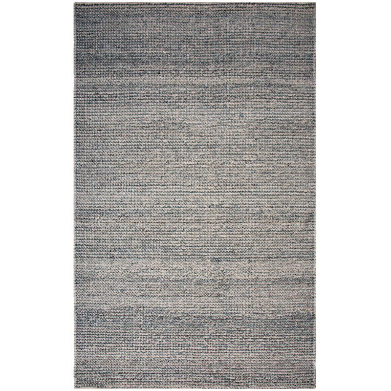 100% Polyester Hand Woven Rug, Rectangle 5' x 7'9"