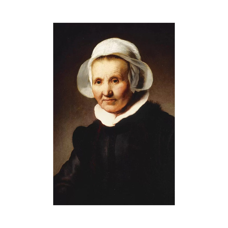 Portrait Of A Lady, Aged 62, Perhaps Aeltje Pietersdr by Rembrandt Van Rijn - Painting on Canvas, Wrapped Canvas