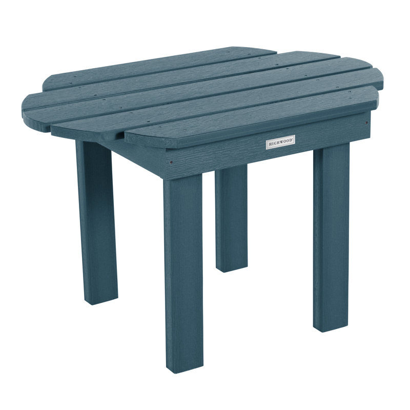 Anette Outdoor Side Table , 27'' in. W 18'' in. D, Nantucket Blue