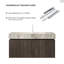 Ensemble de meuble-lavabo flottant de style italien MURI, pré-assemblé-626688184-626688197