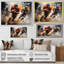 Football Gridiron Symphony I - Sports Canvas Wall Art-1070466621-1070466620