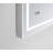 AQUADOM Daytona 24" W x 36" H x 1" D, LED Wall-Mount Mirror for Bathroom with 3 Color Temperature Light, Touch Control, Dimmer and Defogger, Digital Clock-1470116681