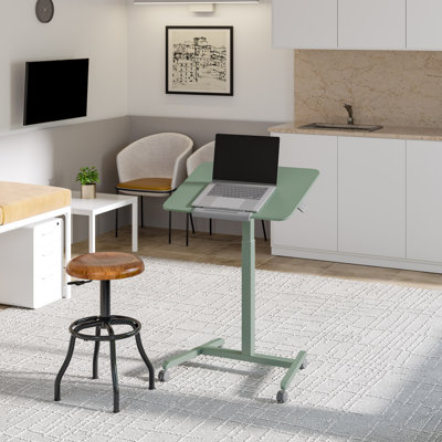 airLIFT 25.6" Pneumatic Height Adjustable Tilting Desktop Mobile Desk
