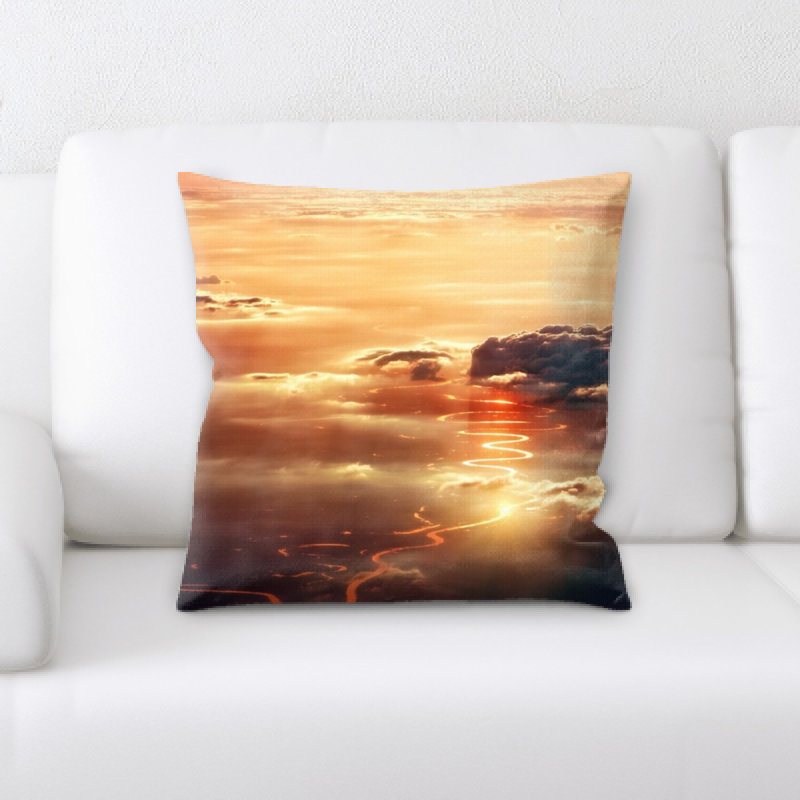 Microsuede Throw Pillow