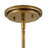 Clendon 1-Light Dimmable Metal Dome Pendant-74008650-74008651-74008654
