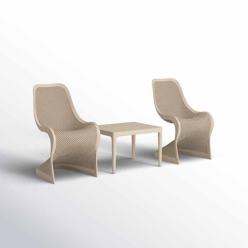 Nassau 2 Person Seating Set, Beige