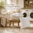 Square White Throw Pillow Insert 2 Pack - 100% Cotton Cover, Microfiber Down Alternative Fill, Multiple Sizes-93653231