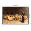 «Daniel in the Lions Den 1872» par Briton Riviere, reproduction sur toile flottante-86870010-86870006