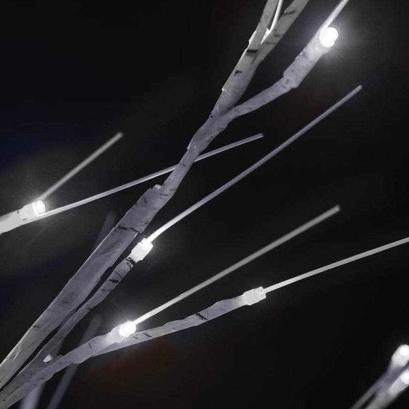 180' H Christmas Tree, Cold White, 220cm H