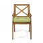 Fauteuil d'extérieur en bois d'acacia pour la cour, la piscine et le jardin-2066817538