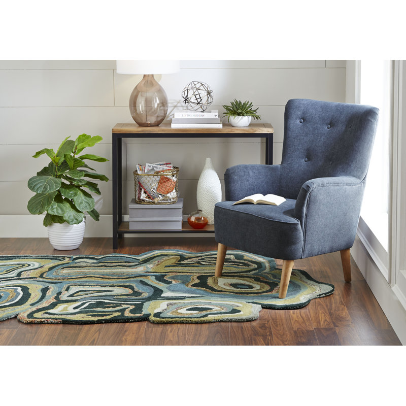 Gypsy Hand Tufted Wool Oriental Area Rug, Rectangle 8' x 11'