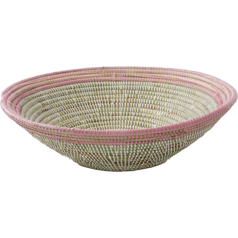 Burkburnett Wood Fruit Basket, Blue