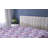Ambesonne Orchid Fitted Sheet Exotic Flowers on Pastel Art Violet and Raspberry-106698611